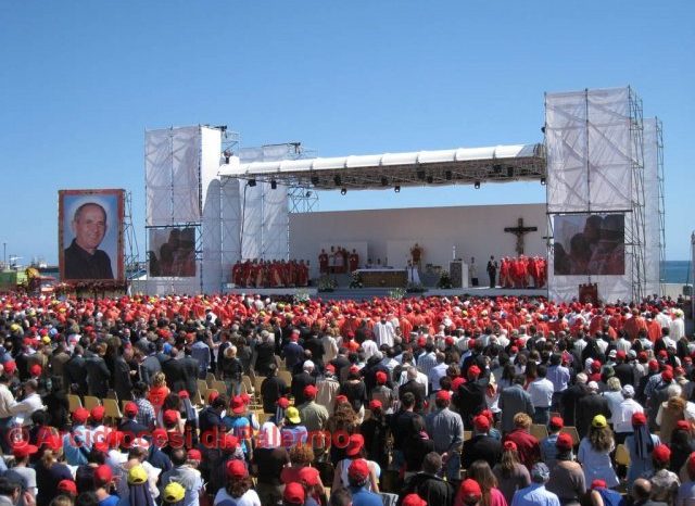 copertura palco papa